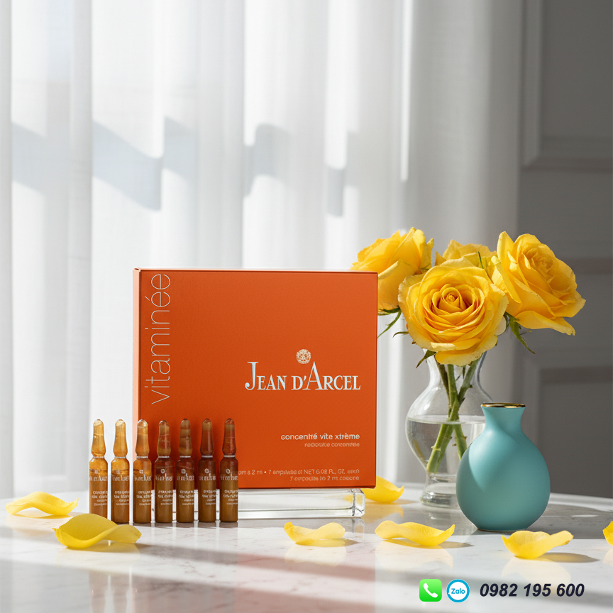 J35C Jean D’arcel Restorative concentrate – Huyết thanh hỗ trợ trắng sáng da, giảm nhăn 2ml